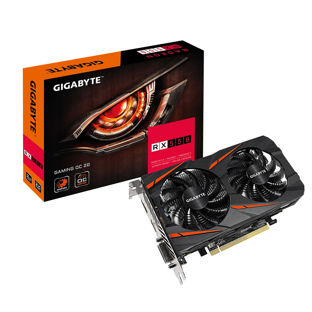 Gigabyte Radeon RX 550 Gaming OC 2G